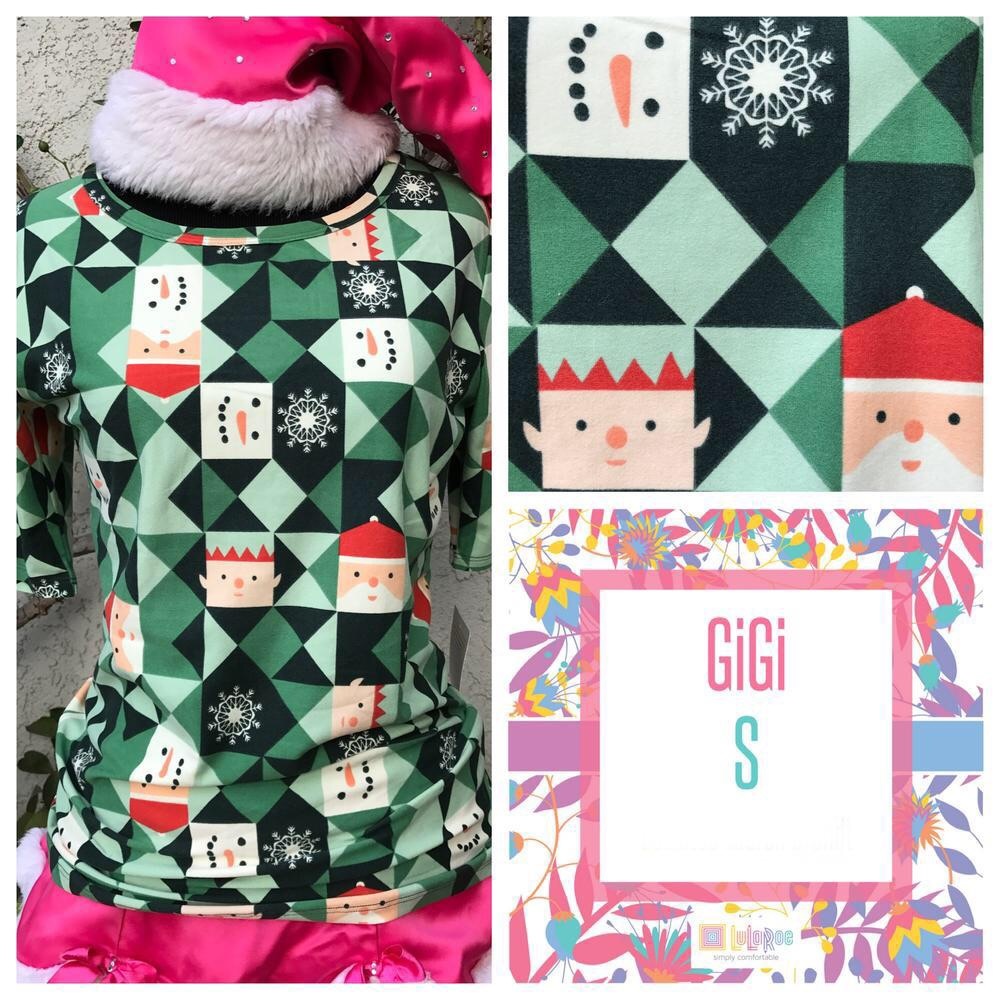 NWT! LuLaRoe S Christmas Holiday Gigi!